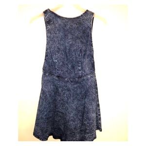 Acid wash skater dress